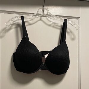 Victorias Secret Pink Black Lace T-Shirt Bra - Women Intimates